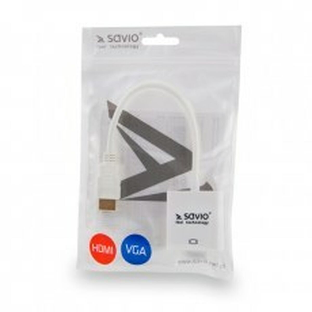 Adattatore HDMI con VGA Savio CL-27B Bianco